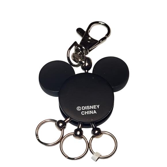 Disneyland Mickey Mouse Keychain With 3 Moveable Rings New - Picture 3 of 3